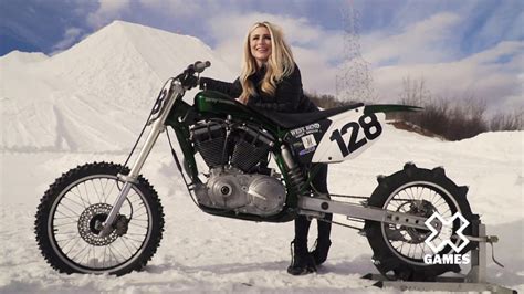 I don't like to make bold statements but a fact is a fact in the end and it doesn't matter how you spit it out. H-D Snow Hill Climb Sportster w/ Dianna Dahlgren | Harley ...