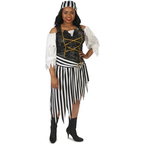 Pretty Pirate Princess Womens Plus Size Adult Halloween Costume