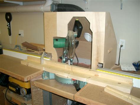 Sawdust How To Improve A Sliding Miter Saw Dust Collection