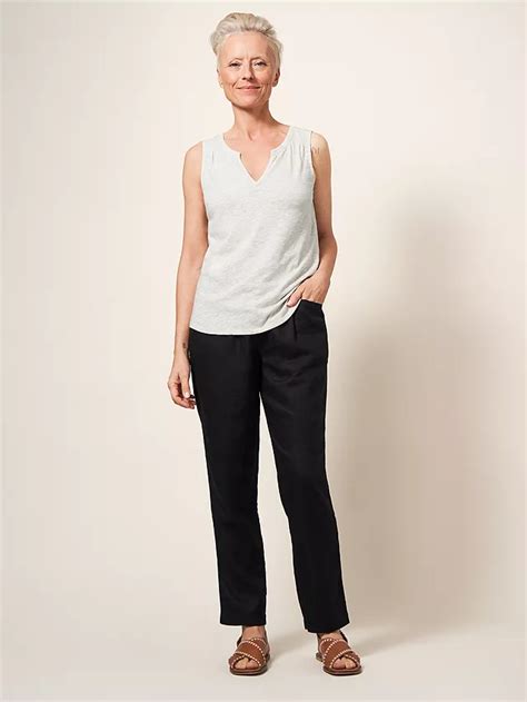 White Stuff Laila Cotton Vest Top Natural At John Lewis And Partners