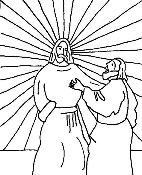 Touch device users can explore by touch or with swipe gestures. Pin on Doubting Thomas Coloring Pages