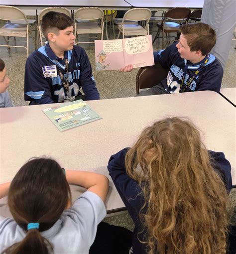 Immaculata Lacrosse Players Read To Ics Kindergarteners First Graders