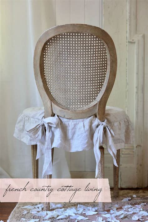 A beautiful floral pattern adds inviting beauty and color to your space. 4 side Flax Ruffled Linen Dining Chair Slipcover- Natural ...