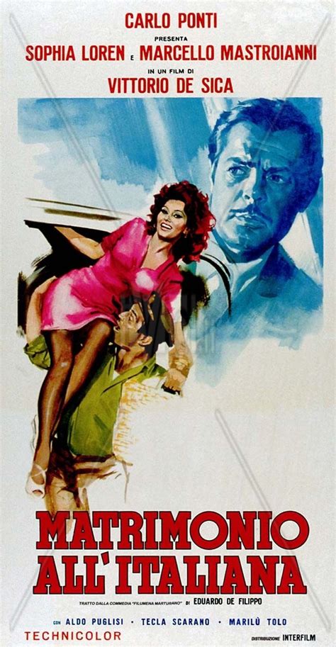 She becomes a prostitute, but also becomes the mistress of domenico. Matrimonio all'italiana (1964) *** - c v fkb | Carteles de ...