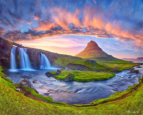 Icelandic Photo Kirkjufell Waterfall Vershinin Fine Art