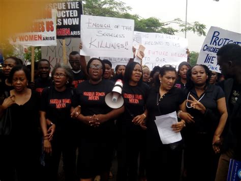 Nigerian Women Protest Boko Haram Killings Premium Times Nigeria
