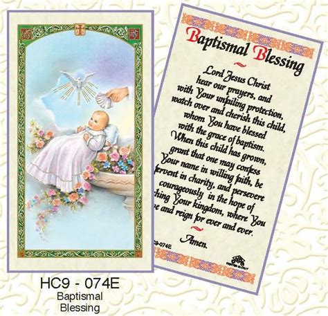 Catholic Baptism Prayer Cards Bing Images Baptism Catholic Baptism