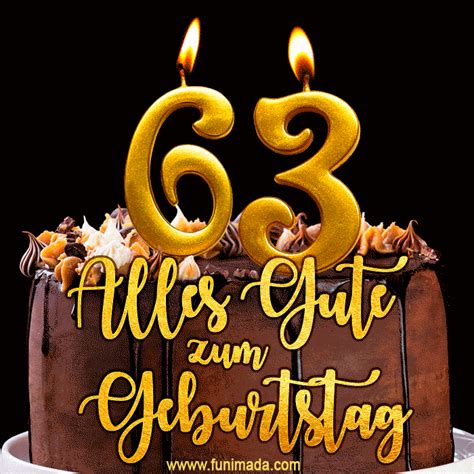Zum 63 Geburtstag Alles Liebe Und Gute  Und Video E Card