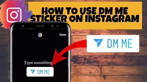 How To Use Dm Me Sticker On Instagram Latest Update Sticker