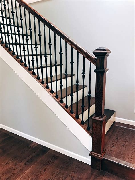 Single basket iron baluster : Project # 258 - Gothic Iron Balusters & Shoes - StairSupplies™