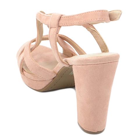 Scarpe da sposa comode e belle 2020 foto e prezzi beautydea : Sandalo donna rosa cipria scamosciato con fascette ...