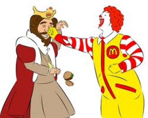 Image 761596 Ronald Mcdonald Vs The Burger King Know Your Meme