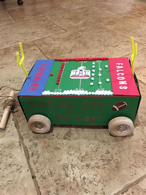 100 Days Of School Float Shoebox Float Football Float Super Bowl