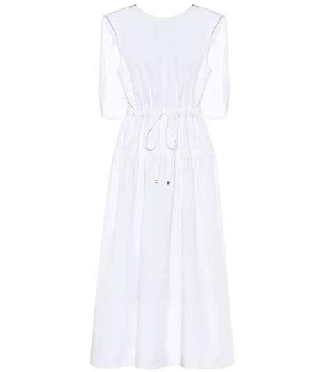 Organic Cotton Caped Midi Dress By Tibi Coshio Online Shop