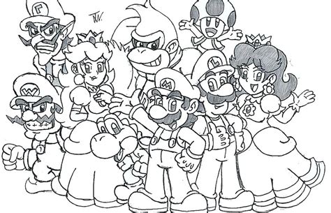 Funny mario kart coloring page. Mario Party Coloring Pages at GetDrawings | Free download