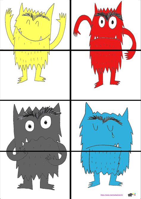Atividades Monstro Das Cores Para Imprimir