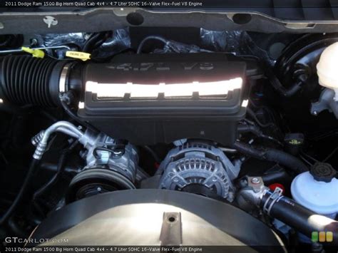 However, three other engine choices are optional: 4.7 Liter SOHC 16-Valve Flex-Fuel V8 Engine for the 2011 ...