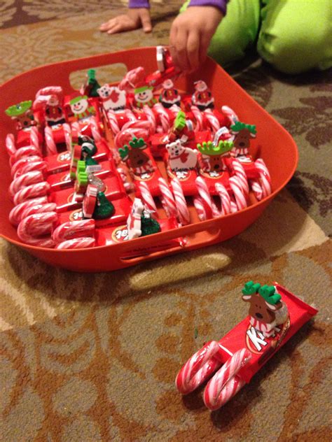 mini candy sleighs for classroom stocking stuffers will use different candy cane flavor not