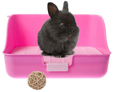 Buy Silvergent Bunny And Small Rabbit Cage Litter Box Corner Tray Pan