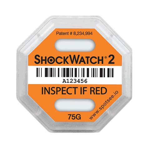 Shockwatch 2 Impact Indicators
