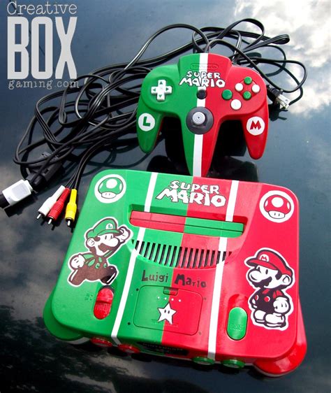 Mario Brothers Custom Nintendo 64 Console By Creativeboxgaming On