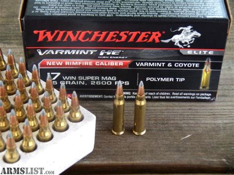Armslist For Saletrade 17 Winchester Super Mag 17 Wsm New