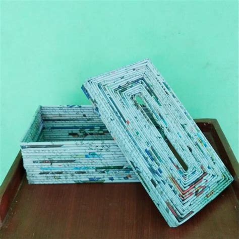 Jual Kerajinan Tempat Tissue Dari Koran Shopee Indonesia