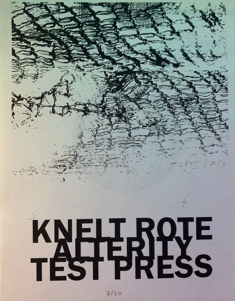 Knelt Rote Alterity 2018 Blue Vinyl Discogs