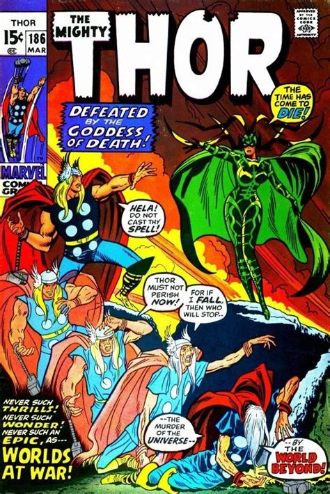 Thor 186 March 1971 Cover By John Buscema Thor Comic Marvel Comic