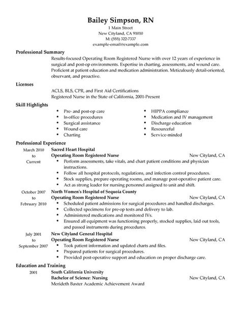 Our comprehensive nurse resume examples & samples will help you creating an awesome nurse resume that shines! Resume Registered Nurse | templatescoverletters.com