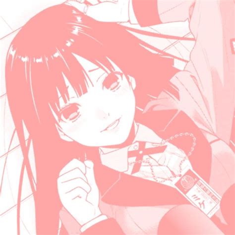 Yumeko Jabami Icon Pink Aesthetic Anime Manga