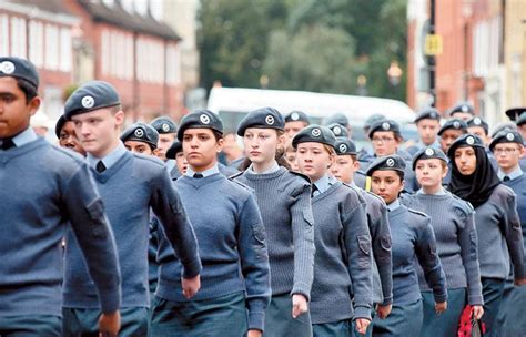 Raf Cadets Parade Through Windsor To Commemorate Battle Of Britain