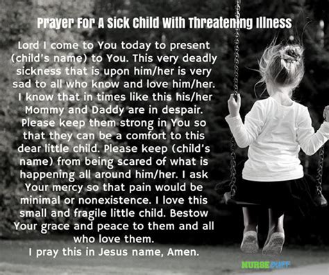 20 Miracle De Prière Pour Un Enfant Malade Ottima