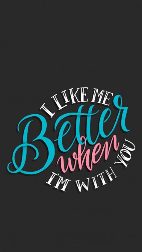 I Like Me Better By Lauv Iphone Wallpaper Relationship Wallpaper