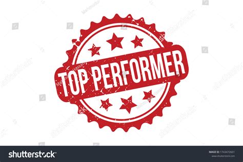 Top Performer Rubber Grunge Stamp Seal Stock Vector Royalty Free
