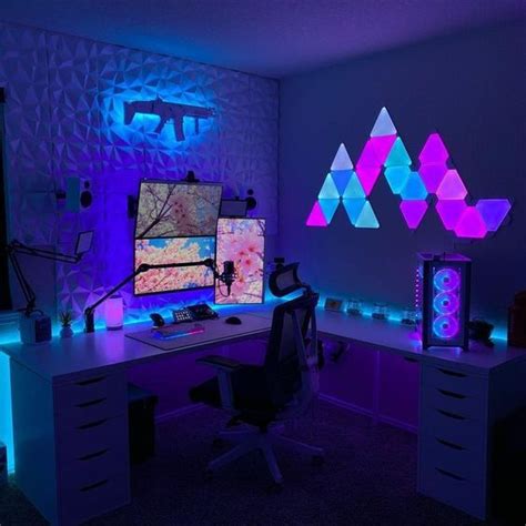 45 Awesome Aesthetic Gaming Setup Ideas Displate Blog Game Room