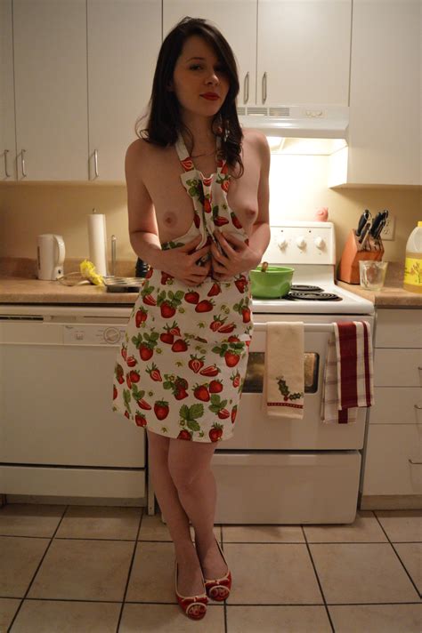 Boobs Out In The Kitchen Porn Photo
