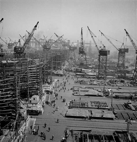 Building Liberty Ships For The War Effort 1941