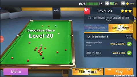 It's simple enough so anybody can play, but intricate enough that it will take you years to master! Snooker Stars Level 20 - YouTube