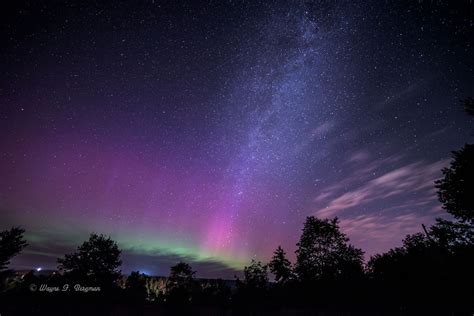 Night Sky Michigan By Wayne Bergman On 500px Paisajes Aurora