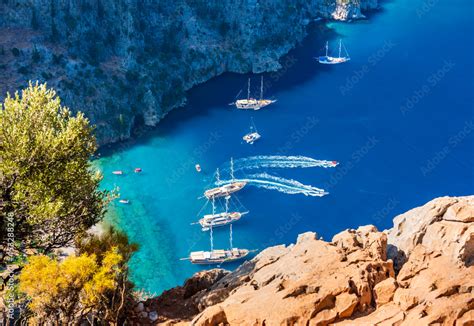 Butterfly Valley Turkish Kelebekler Vadisi Is A Valley In Fethiye