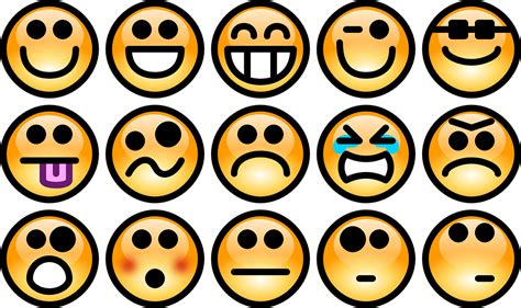 Emotions Smileys Feelings Free Vector Graphic On Pixabay