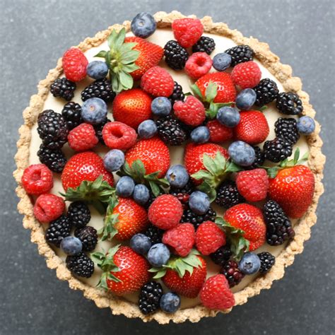 Delectably Green Berry Tart