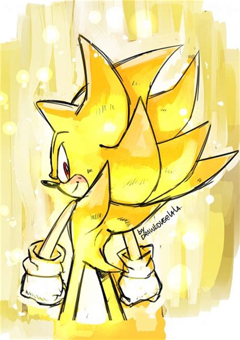 Super Sonic Sonic The Hedgehog Image By Drawloverlala 2235364