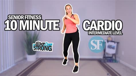 Senior Fitness 10 Minute Low Impact Cardio Workout Intermediate