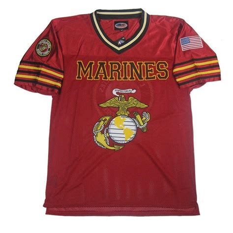Marines Football Jersey Military Republic