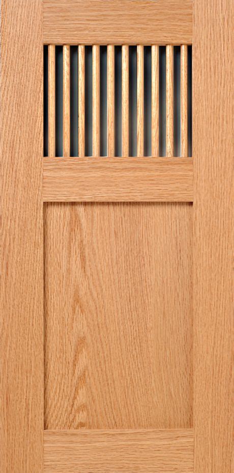 Shaker kitchen cabinets and doors have simple, square detail without ornamentation, flat panel, clear finish, cherry, maple, pine. "Briargate" Quartersawn White Red Oak Craftsman/Prairie/Mission Style Kitchen Cabin… | Mission ...