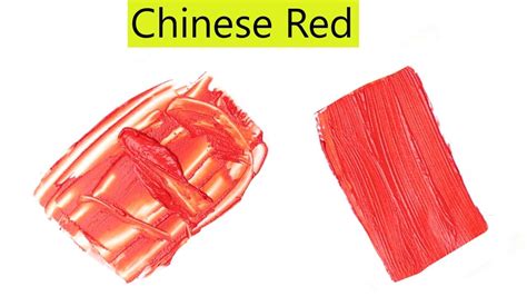 Chinese Red Color How To Make Chinese Red Color Color Mixing Video