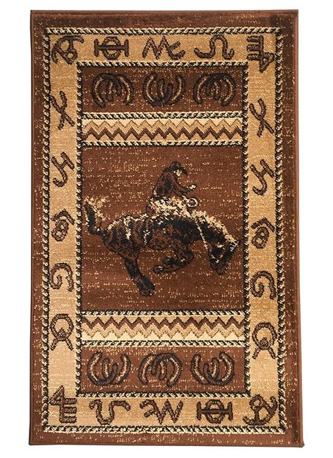 I think you'll agree once you see these inspirational photos that showcase the warmth and comfort a cabin provides. Rugs 4 Less Collection Cowboy Horse Western Cabin Style ...