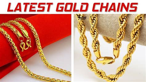 Best And Latest Gold Chain Designs For Men Gold Jewellery Designs In